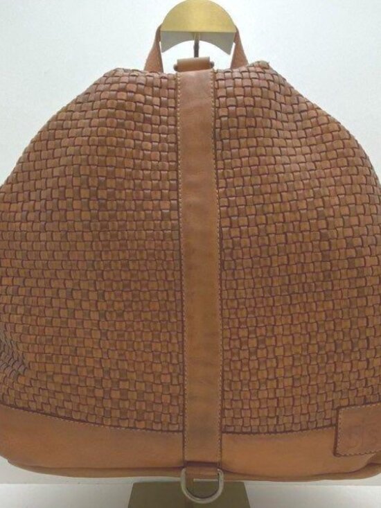 STS Ranchwear Women\'s Brown Woven Leather Sweet Grass Backpack main image 5